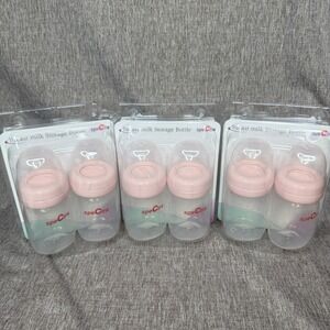 Spectra Breast Milk Storage Bottles 160ml - 3 Packs Sealed, 6 Bottles